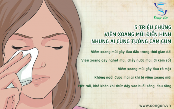 5 triệu chứng viêm xoang mũi điển hình nhưng ai cũng tưởng cảm cúm